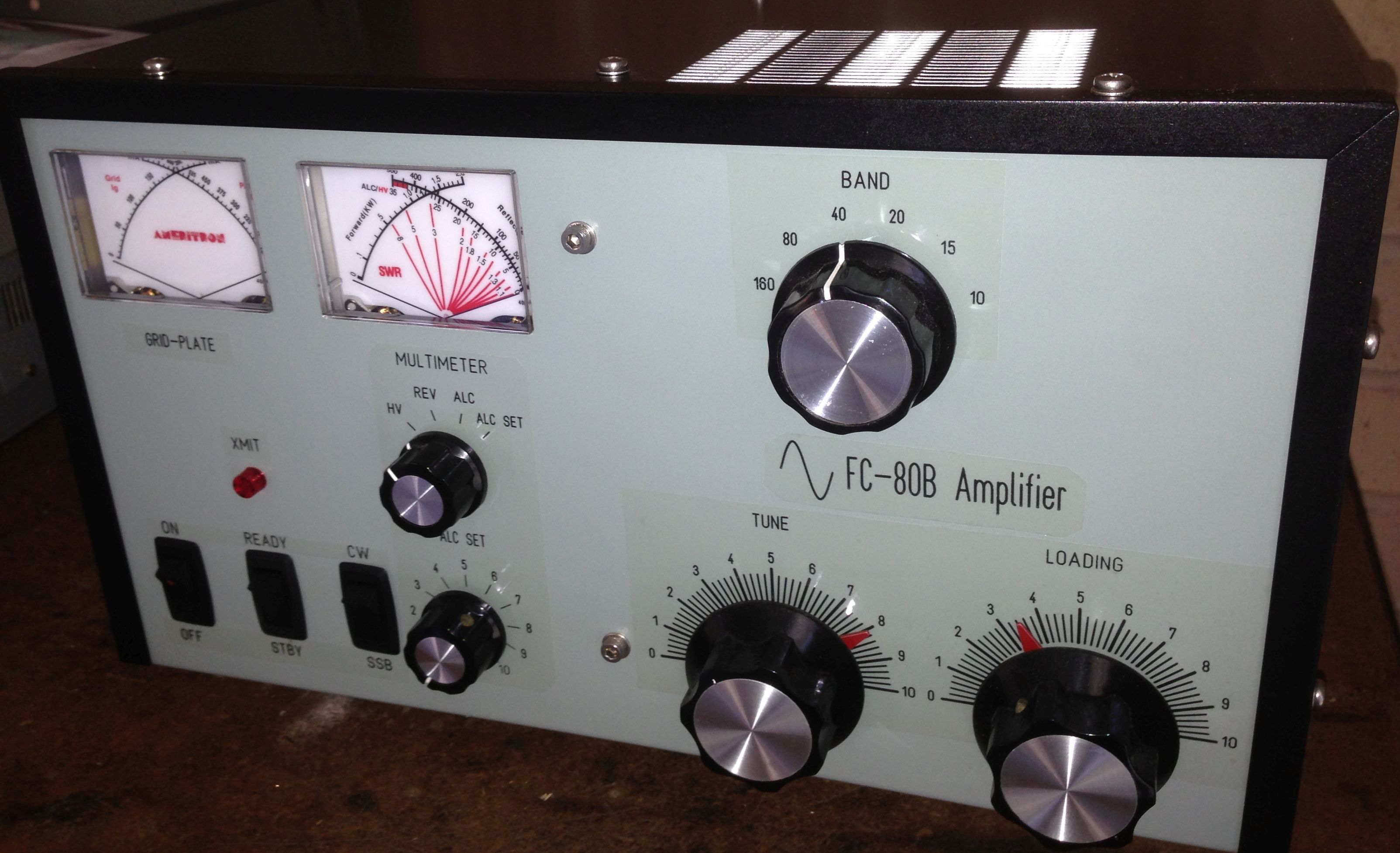 VK2FC Homebrew AL-80B